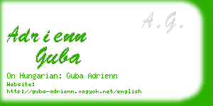 adrienn guba business card